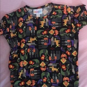 Kids Lularoe Gracie Animals sz 2